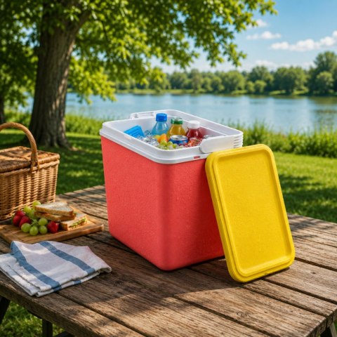 Lodówka CEGECO 24L Pomarańczowa Mandarynka Kamai Kamai COOLBOX