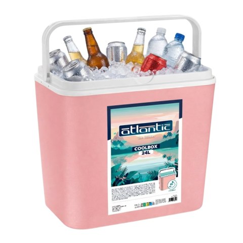 Lodówka CEGECO 24L Różowa Kamai Kamai COOLBOX