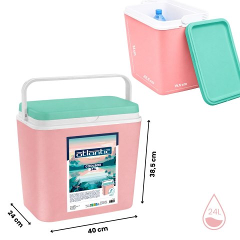 Lodówka CEGECO 24L Różowa Kamai Kamai COOLBOX