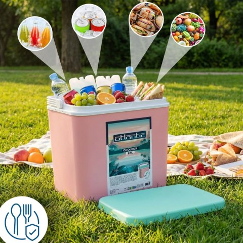 Lodówka CEGECO 24L Różowa Kamai Kamai COOLBOX