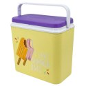 Lodówka CEGECO 24L Żółta wzór Lody Kamai Kamai COOLBOX