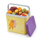 Lodówka CEGECO 24L Żółta wzór Lody Kamai Kamai COOLBOX