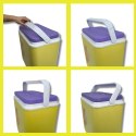 Lodówka CEGECO 24L Żółta wzór Lody Kamai Kamai COOLBOX