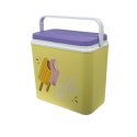 Lodówka CEGECO 24L Żółta wzór Lody Kamai Kamai COOLBOX