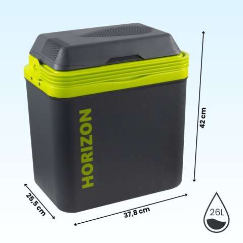 Lodówka GIO STYLE 26L Antracytowa Zielony Akcent Kamai Kamai COOLBOX