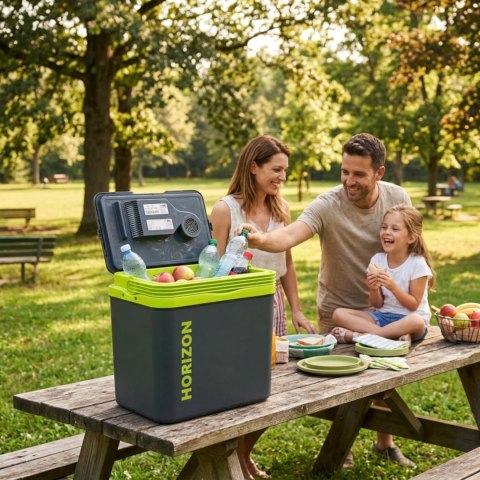 Lodówka GIO STYLE 26L Antracytowa Zielony Akcent Kamai Kamai COOLBOX