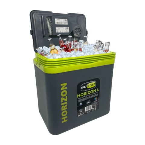 Lodówka GIO STYLE 26L Antracytowa Zielony Akcent Kamai Kamai COOLBOX