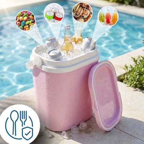 Lodówka GIOSTYLE 12L Jasnoróżowa Kamai Kamai COOLBOX