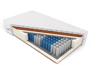Materac pocket kokos obustronny H3 H4 Atlas Plus 80x200x26 Dormia