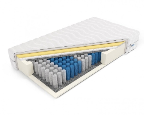 Wysoki Materac pocket memory lateks H1 H2 Hades 180x200x30 Margrita