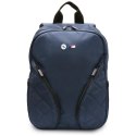 BMW Nylon Pockets & Metal Logo - Plecak na notebooka 16" (granatowy)