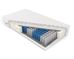 Materac pocket lateks owcza wełna H2 Euros 180x220x24 ALOE VERA