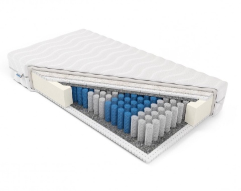 Materac pocket lateks owcza wełna H2 Euros 180x220x24 ALOE VERA
