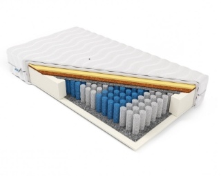 Materac pocket memory kokos H2 Hynos 90x200x23 Margrita