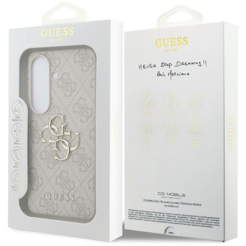Guess 4G Big Metal Logo - Etui Samsung Galaxy S26+ (różowy)