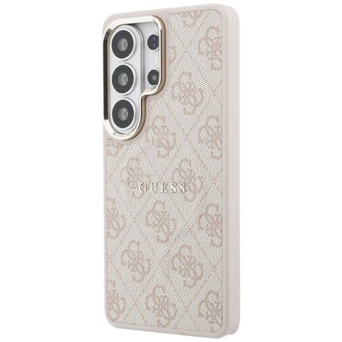 Guess 4G Embossed Ring MagSafe - Etui Samsung Galaxy S26 Ultra (różowy)