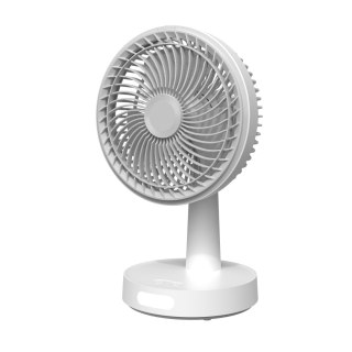 PLATINET RECHARGABLE DESK FAN WENTYLATOR BIURKOWY 9W 2X1500 MAH OSCILATING LED [46054]
