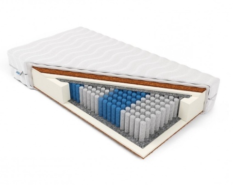 Materac Multipocket obustronny kokos Hektor 160x200x19 Margrita - Czarny
