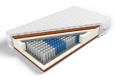 Materac Multipocket z kokosem obustronnym H4,H5 Kronos 120x200x22 Margrita
