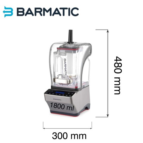 Zestaw PRO - blender barowy Storm z tamperem i dodatkowym dzbankiem do spieniania mleka (wolny od BPA), 1,8L