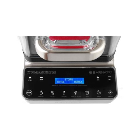 Zestaw PRO - blender barowy Storm z tamperem i dodatkowym dzbankiem do spieniania mleka (wolny od BPA), 1,8L