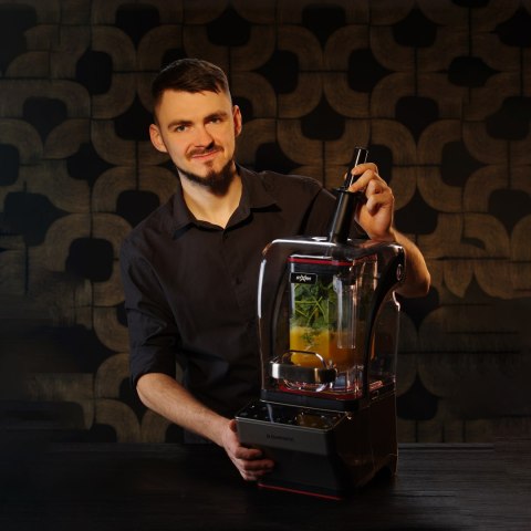 Zestaw PRO - blender barowy Storm z tamperem i dodatkowym dzbankiem do spieniania mleka (wolny od BPA), 1,8L