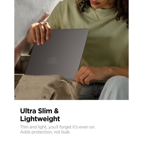 Spigen AirSkin - Obudowa MacBook Air 13,6" (M5/M4/M3/M2/2026-2022) (Frost Black)