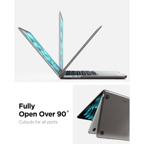 Spigen AirSkin - Obudowa MacBook Air 13,6" (M5/M4/M3/M2/2026-2022) (Frost Black)
