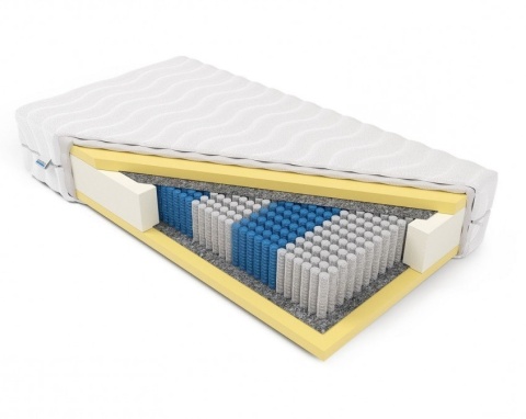 Materac luxpocket memory H2 Hefajstos 140x200x22 Margrita