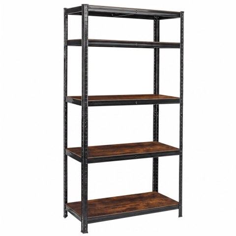 Regał magazynowy 5 poziomów loftowy 180x90x40 nośność 875 kg