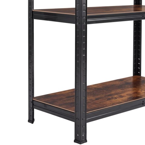 Regał magazynowy 5 poziomów loftowy 180x90x40 nośność 875 kg