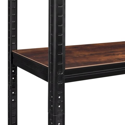 Regał magazynowy 5 poziomów loftowy 180x90x40 nośność 875 kg