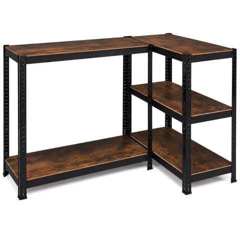 Regał magazynowy 5 poziomów loftowy 180x90x40 nośność 875 kg