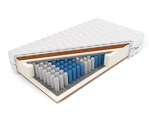 GRUBY Materac pocket kokos obustronny H3 Tytan Plus 120x200x29 Dormia