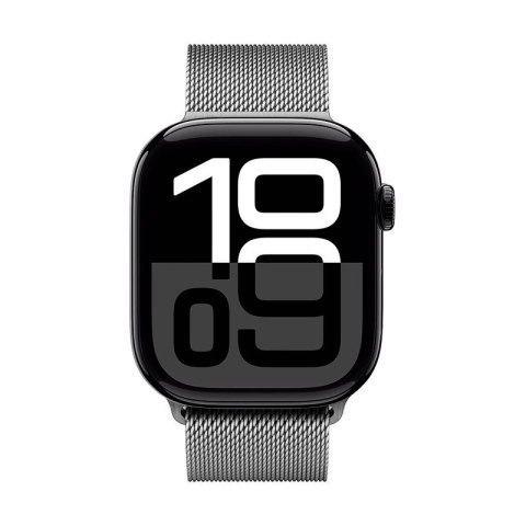 Crong Milano Steel - Pasek ze stali nierdzewnej do Apple Watch 44/45/46/49 mm (srebrny)