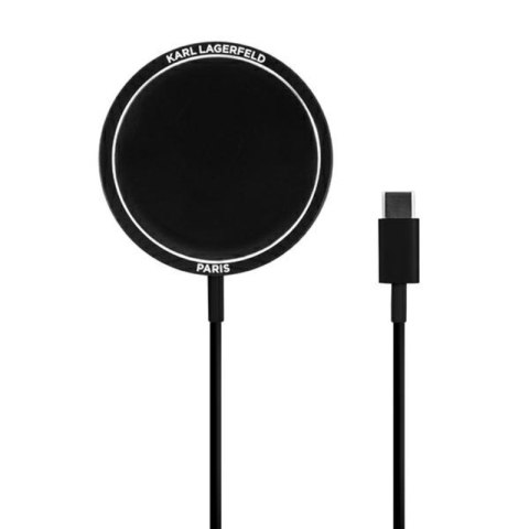 Karl Lagerfeld Outline Magnetic Charger Base - Ładowarka indukcyjna Magsafe 15W