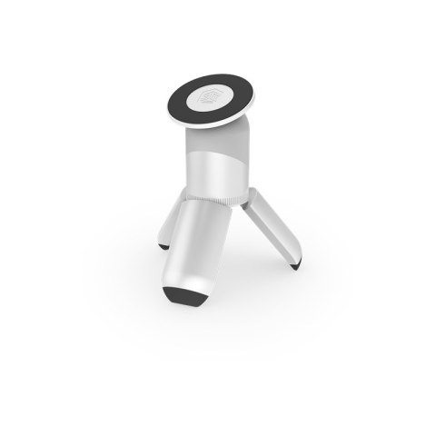 STM MagPod - Statyw z funkcją podstawki i uchwytu do iPhone MagSafe (biały)