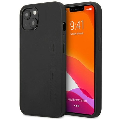AMG Leather Hot Stamped - Etui iPhone 14 (czarny)