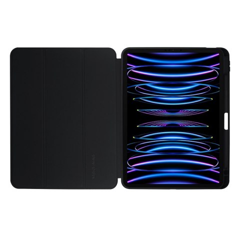 Crong PrimeFolio - Etui iPad Air 11" (2026 - 2024) / iPad Air 10.9" (5-4 gen.) / iPad Pro 11" (2022-2021) (czarny/przezroczysty)