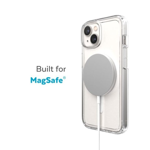 Speck Gemshell + MagSafe - Etui do iPhone 15 Plus / iPhone 14 Plus z powłoką MICROBAN (Clear)