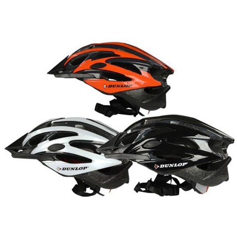 Dunlop - Kask rowerowy MTB r. L (Pomarańczowo-czarny)