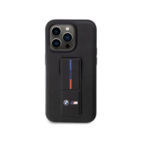 BMW Grip Stand Hot Stamp - Etui iPhone 14 Pro (czarny)