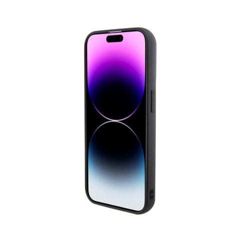 Karl Lagerfeld 3D Rubber Multi Logo - Etui iPhone 15 Pro (czarny)