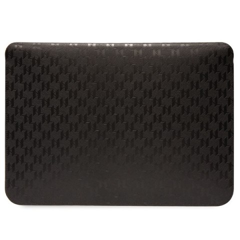 Karl Lagerfeld NFT Saffiano Monogram Ikonik Choupette Sleeve - Etui na notebook 14" (Czarny)