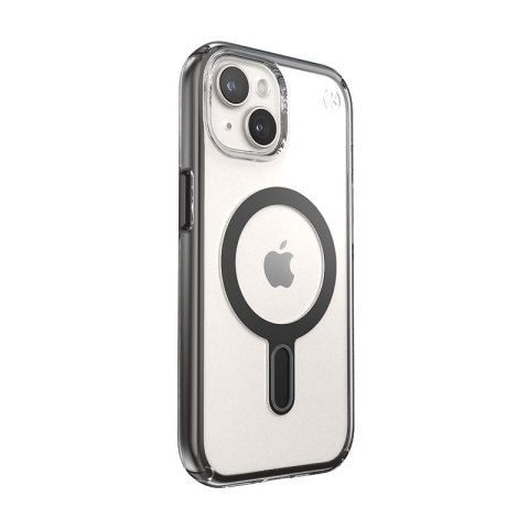 Speck Presidio Perfect-Clear ClickLock & MagSafe - Etui iPhone 17e / 16e / 15 / 14 / 13 (Clear / Frosted Black / Slate Grey)