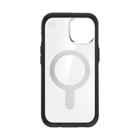 Speck Presidio Perfect-Clear ClickLock & MagSafe - Etui iPhone 17e / 16e / 15 / 14 / 13 (Clear / Frosted Black / Slate Grey)