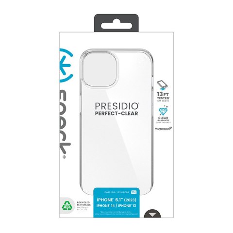 Speck Presidio Perfect-Clear - Etui iPhone 17e / 16e / 15 / 14 / 13 (Clear)