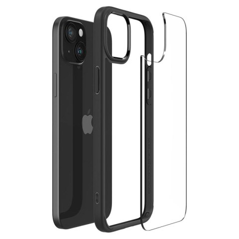 Spigen Ultra Hybrid - Etui do iPhone 15 (Matte Black)