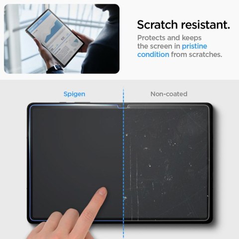 Spigen GLAS.TR EZ FIT - Szkło hartowane do Samsung Galaxy Tab S9 11" / S9 FE / S10 FE / S10 Lite 10.9" X710 / X716B / X510 / X51