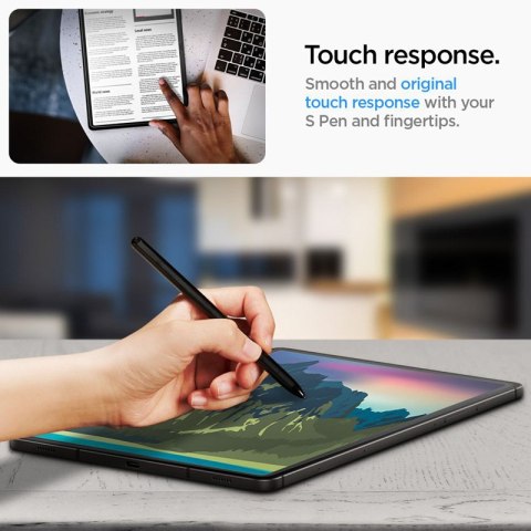 Spigen GLAS.TR EZ FIT - Szkło hartowane do Samsung Galaxy Tab S9 11" / S9 FE / S10 FE / S10 Lite 10.9" X710 / X716B / X510 / X51